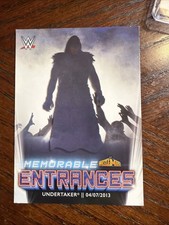 2021 Topps WWE #6 Memorable Entrances The Undertaker Jk