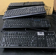 LOT of 23 ~Used USB Keyboards Variety of brands