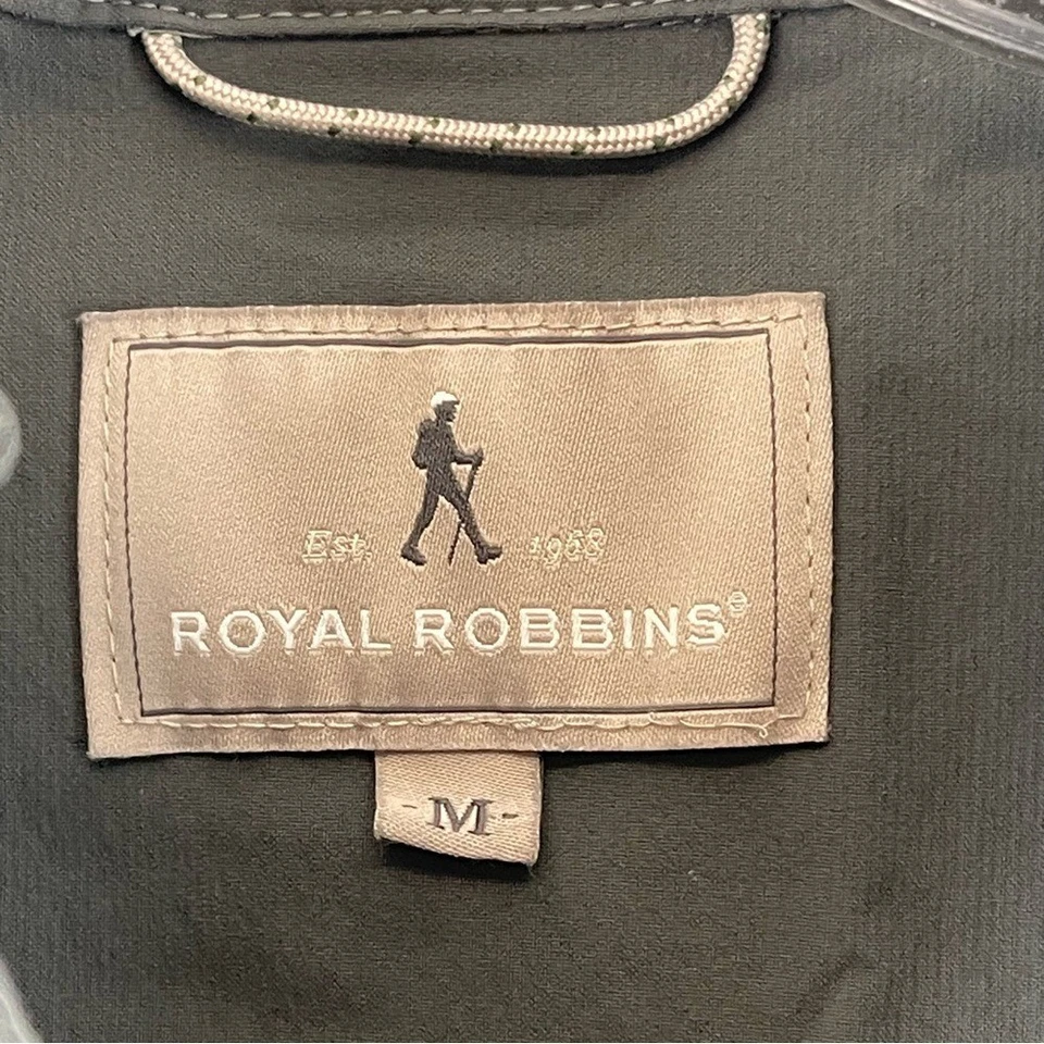 Royal Robbins Performance Utility Vest Men's M Gray Outdoor Travel Hiking Zip - Image 3 of 4