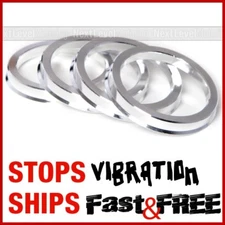 SET OF (4) ALUMINUM HUB CENTRIC RINGS 73.1 / 60.1 TOYOTA AVALON CAMRY MATRIX 