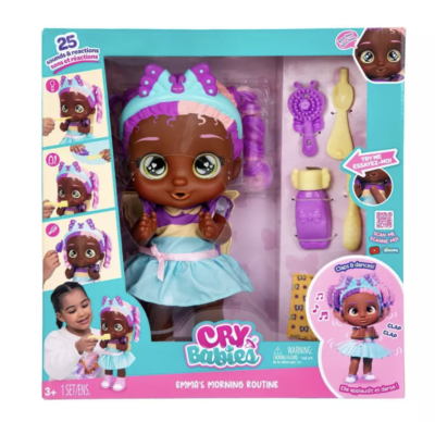 Morning Routine Play Toys American Girl Doll Cry Babies Emma's