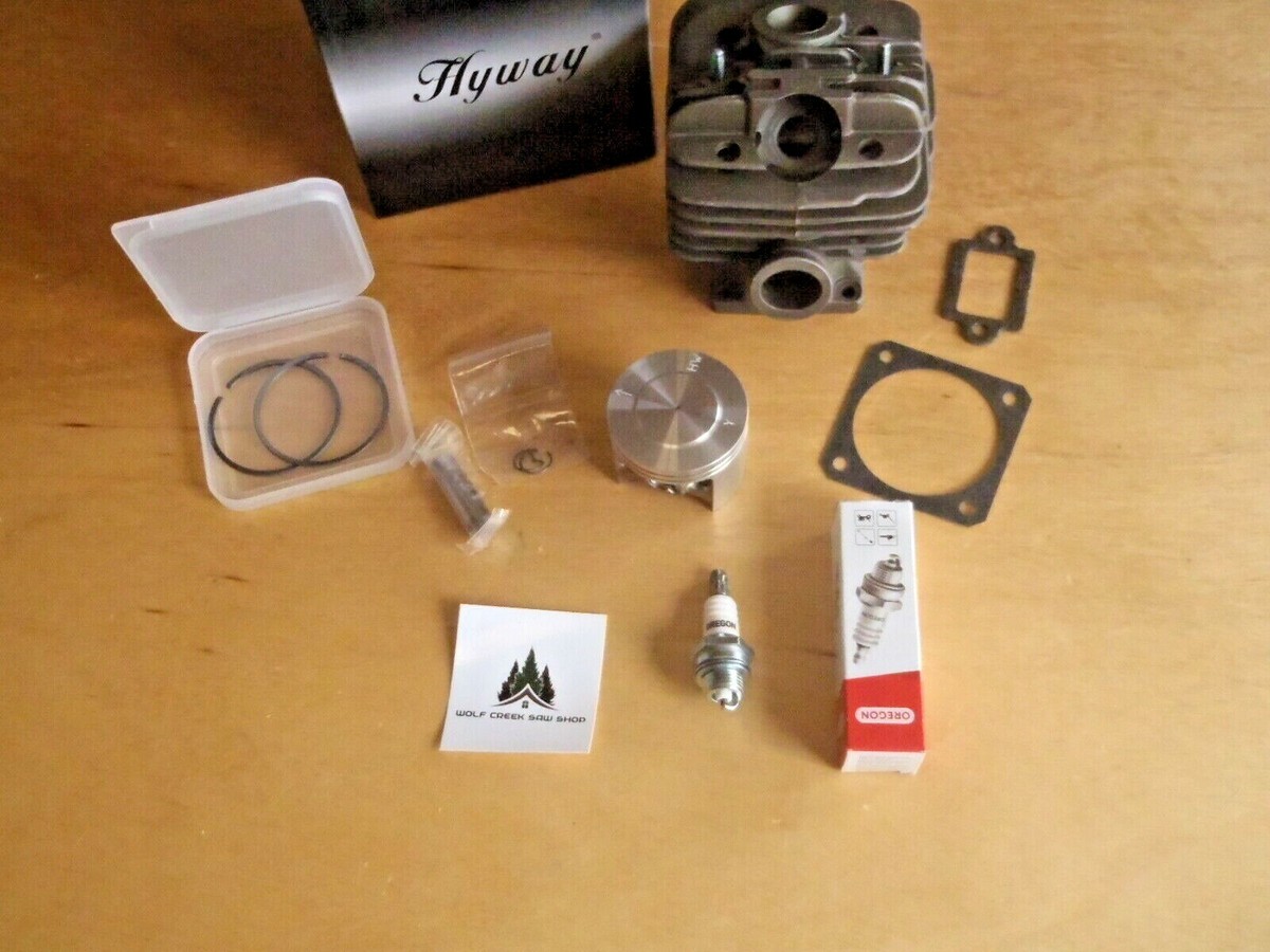 Hyway cylinder and pop up piston with Caber rings for Stihl 036 