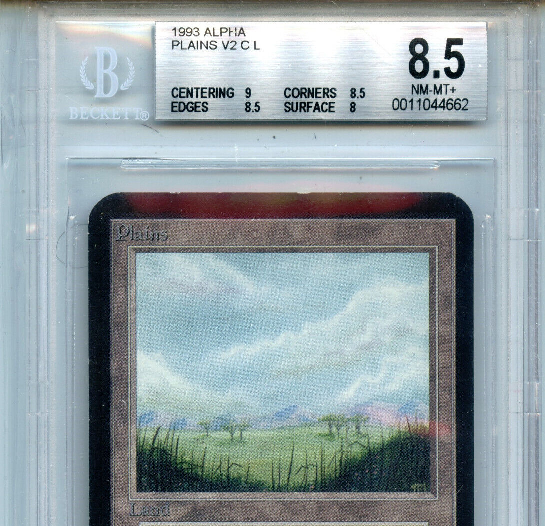 MTG Alpha Plains BGS 8.5 Magic Card Amricons 4662 | eBay