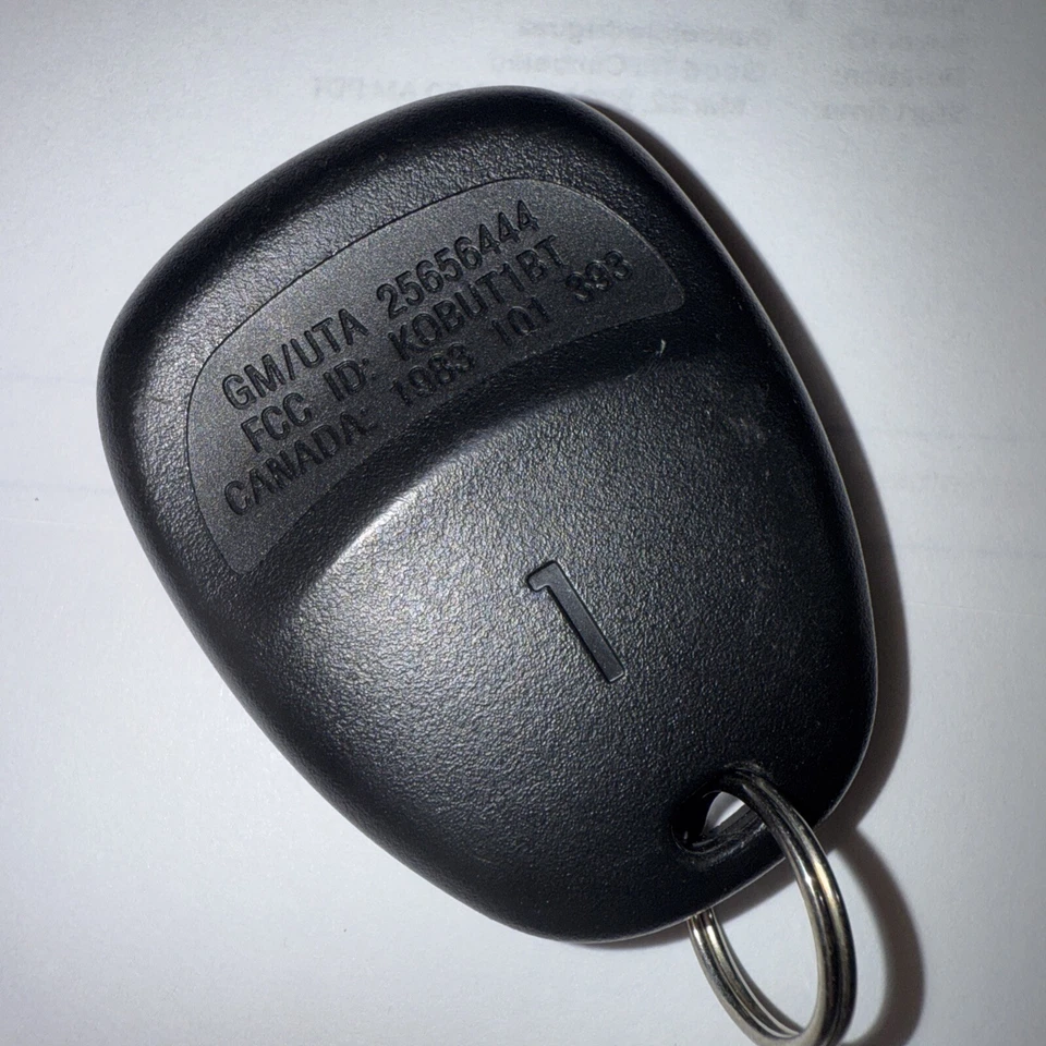 KOBUT1BT CADILLAC REMOTE TRANSMITTER ENTRY KEYFOB fob OEM #1 OPENER 25656444 - Image 2 of 4