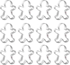 1 Dozen 4'' Gingerbread Boy Men Cookie Cutter 12 Cookie Cutters Party Favors