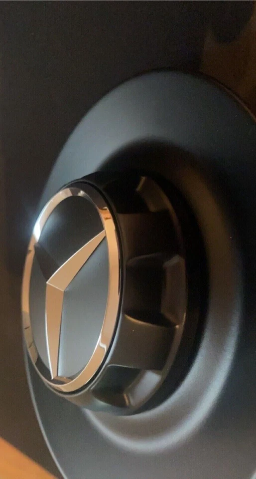 Tapa central plateada de fábrica Mercedes Benz llantas forjadas OEM C63 S65 00040011007756 Foto 4 de 4