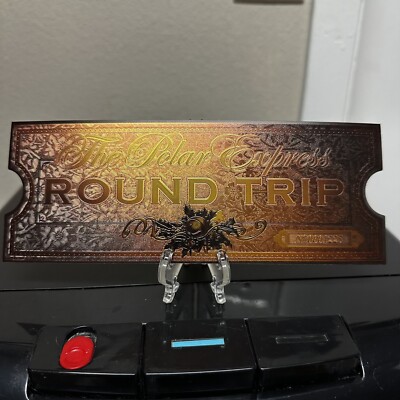 24k Gold Foil Plated The Polar Express Ticket Collectible