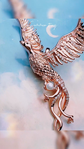 ✨Ciondolo Fenice Oro Rosa Argento 925 Donna Uomo Magico Vintage Regalo Mitico✨ - Video 1 di 1