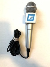 MTV Retro-Style Karaoke Microphone Vintage-Looking Mic Standard 3.5mm Plug