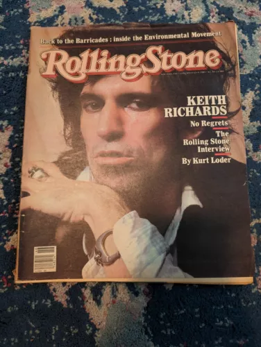 Vintage Rolling Stone Magazine No 356 November 12 1981 Keith Richards