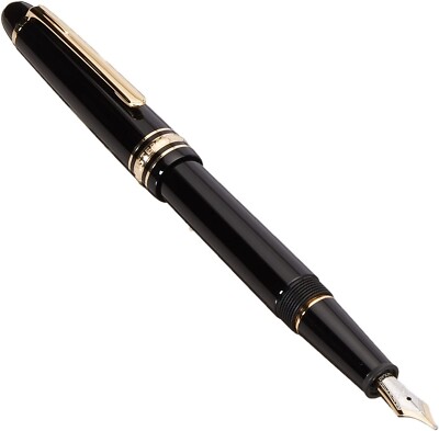 New Authentic Montblanc Meisterstück Gold 145 Fountain Pen Limited Time Deal