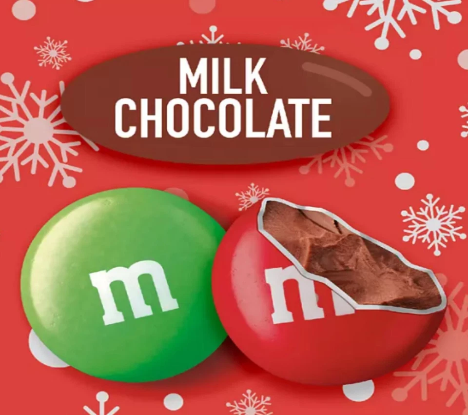 M&M's MINT CHOCOLATE HOLIDAY MIX Candy, VALUE PRICE LIMITED TIME IN POUNDS BAG!! - Image 4 of 4