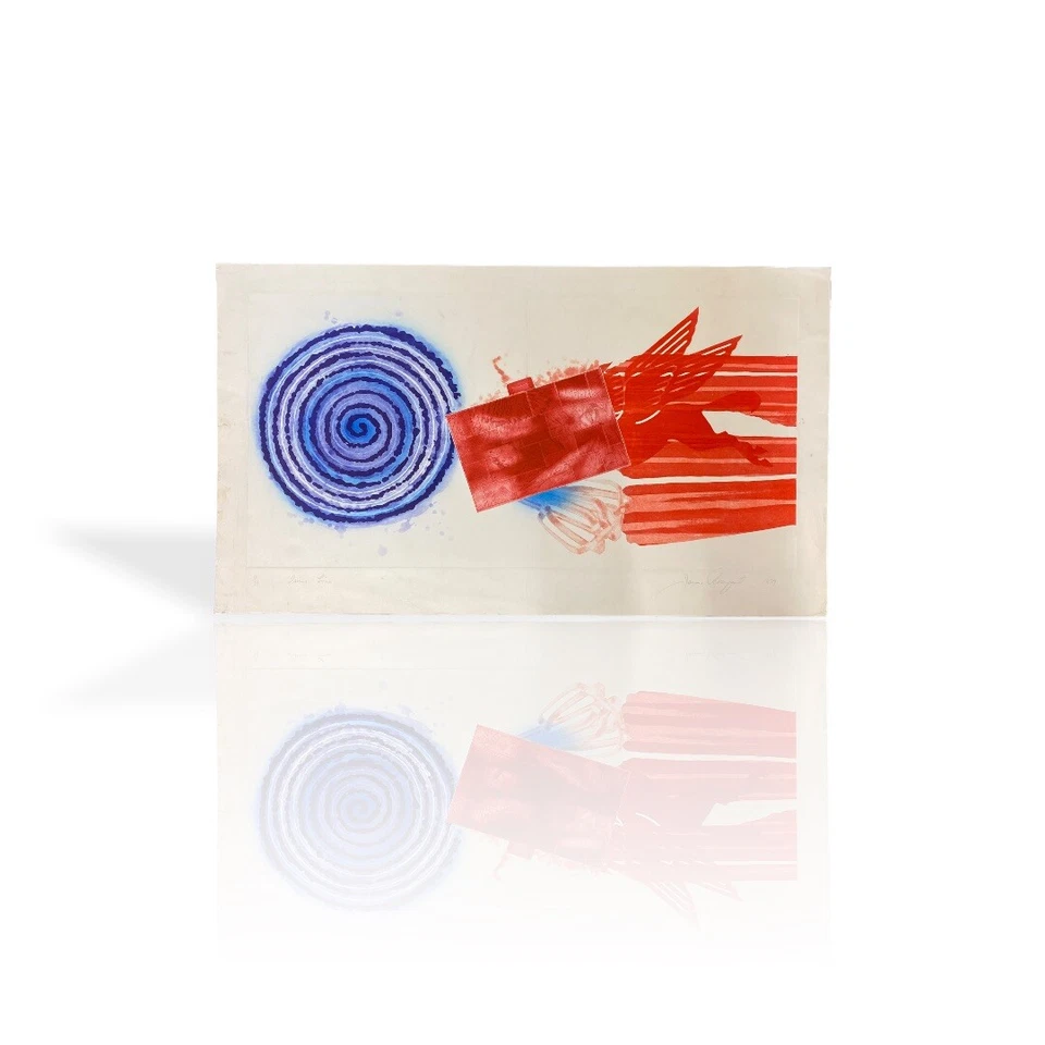 Diver's Line (Estado 2), Edição Limitada Gravura e Tinta-Aquatina, James Rosenquist - Imagem 3 de 4