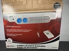 GPX Under-Cabinet CD Radio MP3 Ready with Remote Model KCCD6316DT New 