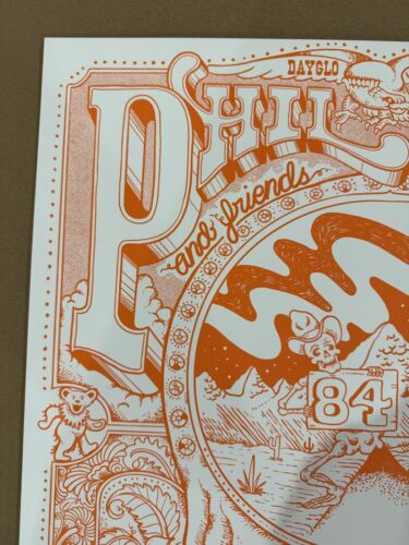 PHIL LESH & Friends March 2024 Capitol Theatre Poster ORANGE EDITION 13 of 50 - Picture 2 of 6