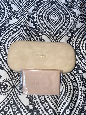 NEW CHLOE Suede Leather Sunglass / Eyeglass Case w  display picture 1