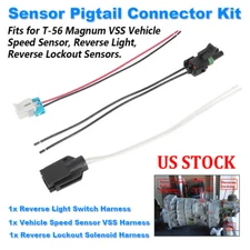 US For T-56 Magnum VSS Vehicle Speed Sensor Reverse Pigtail Connector Harness