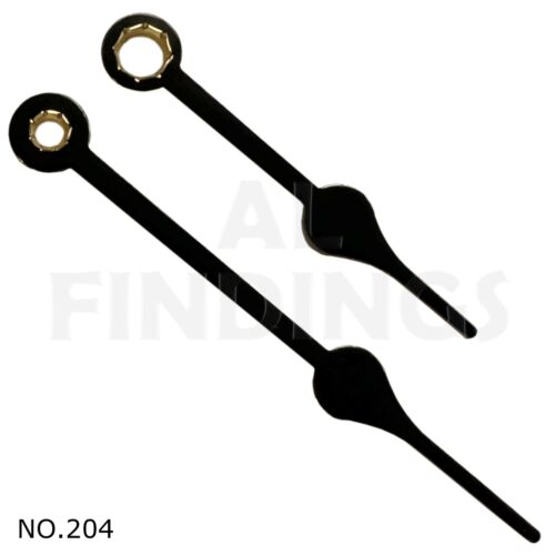 New Press Fit 2x Quartz Metal Clock Hands For Movements Hand Holes 3.1mm & 5.0mm - Picture 82 of 85