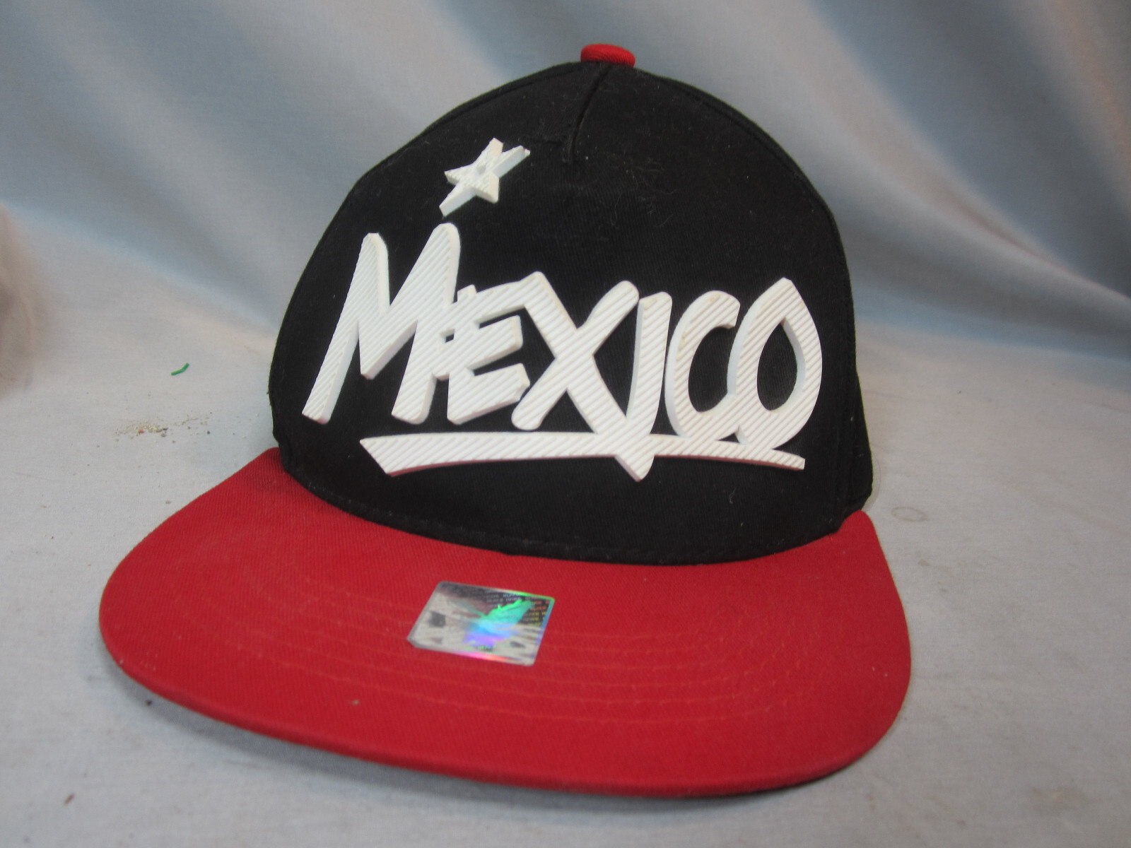 Mexican Flag Baseball Cap Flat Brim Snapback Casual Hat