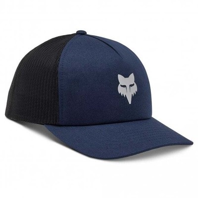 Fox Racing Herren Casuals - FOX HEAD Trucker Snapback Mütze/Cap - Midnight