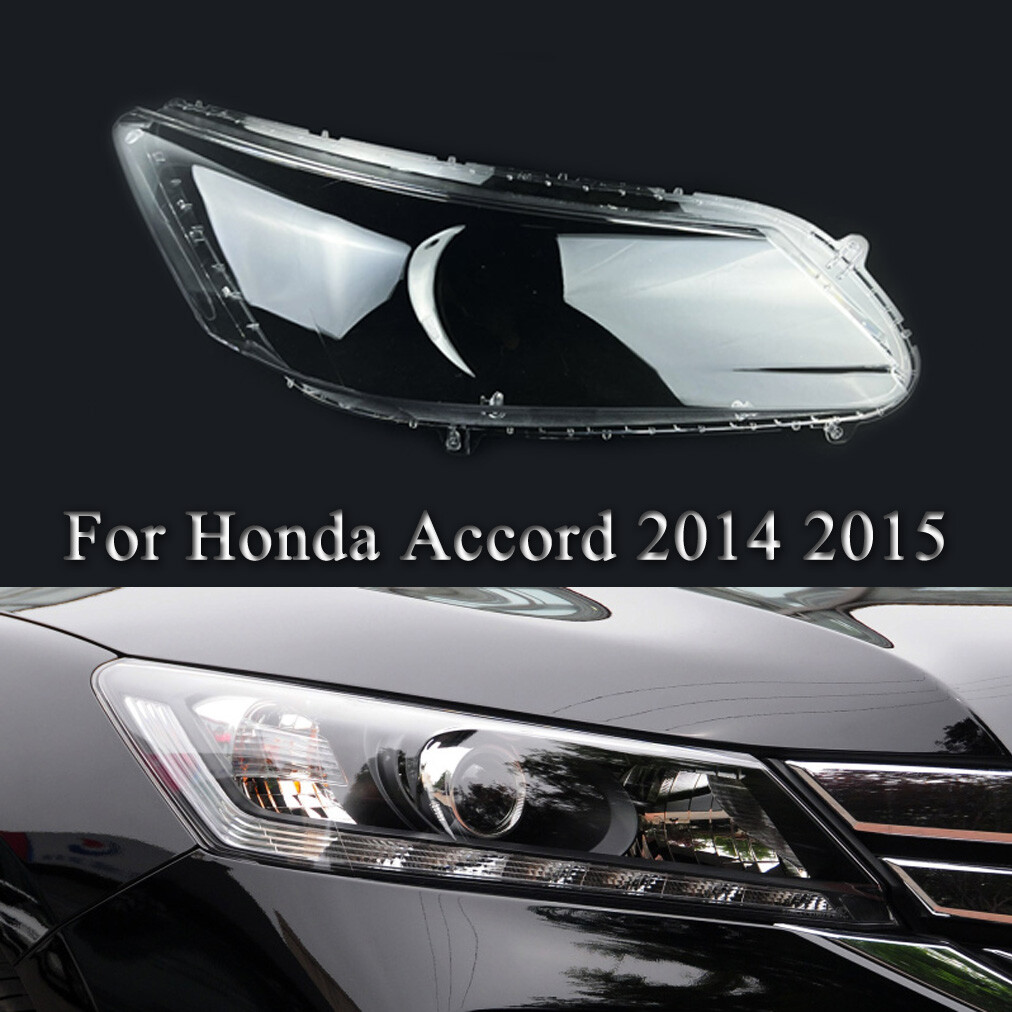 For Honda Accord 2014 2015 Headlight Lens Cover Replacement Transparent Right