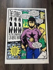 The Strokes Houston Texas 2002 Poster S/N Jermaine Rogers Rare 14x19