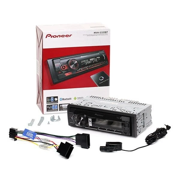 Autoradio Pioneer MVH-S320BT 1DIN Bluetooth MP3 USB Garanzia Italia - Immagine 2 di 4