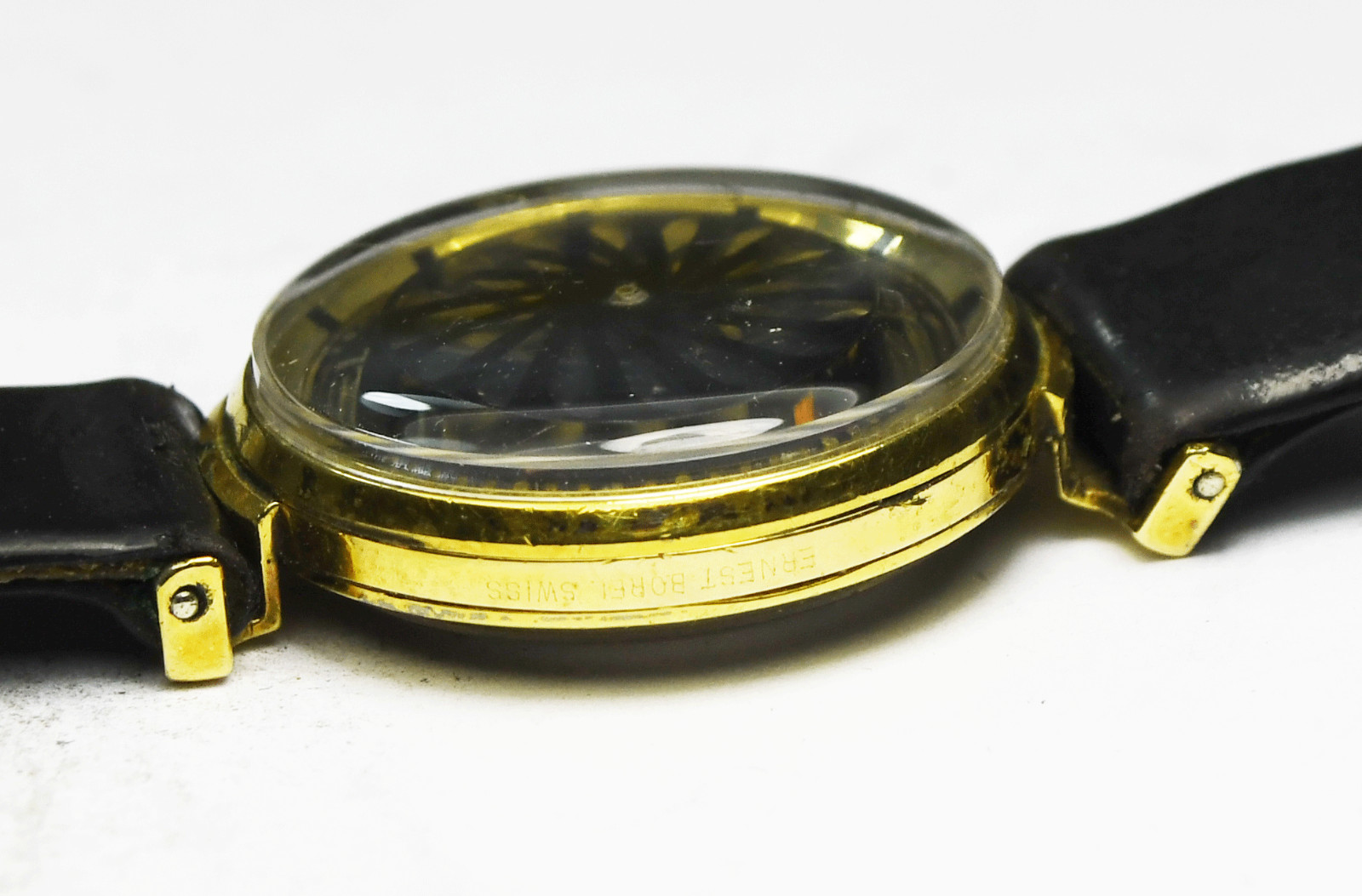 Women's Ernest Borel Mystery Dial Cocktail 25mm GEP Skeleton w Box & COA Watch image 4