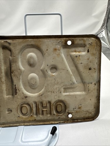 Ohio 1942 License Plate Original Vintage Z 817 H - Picture 10 of 24
