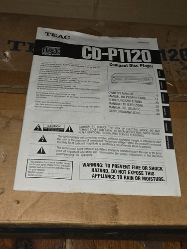 Lecteur CD Teac CD-P1120 - Imagen 8 de 9