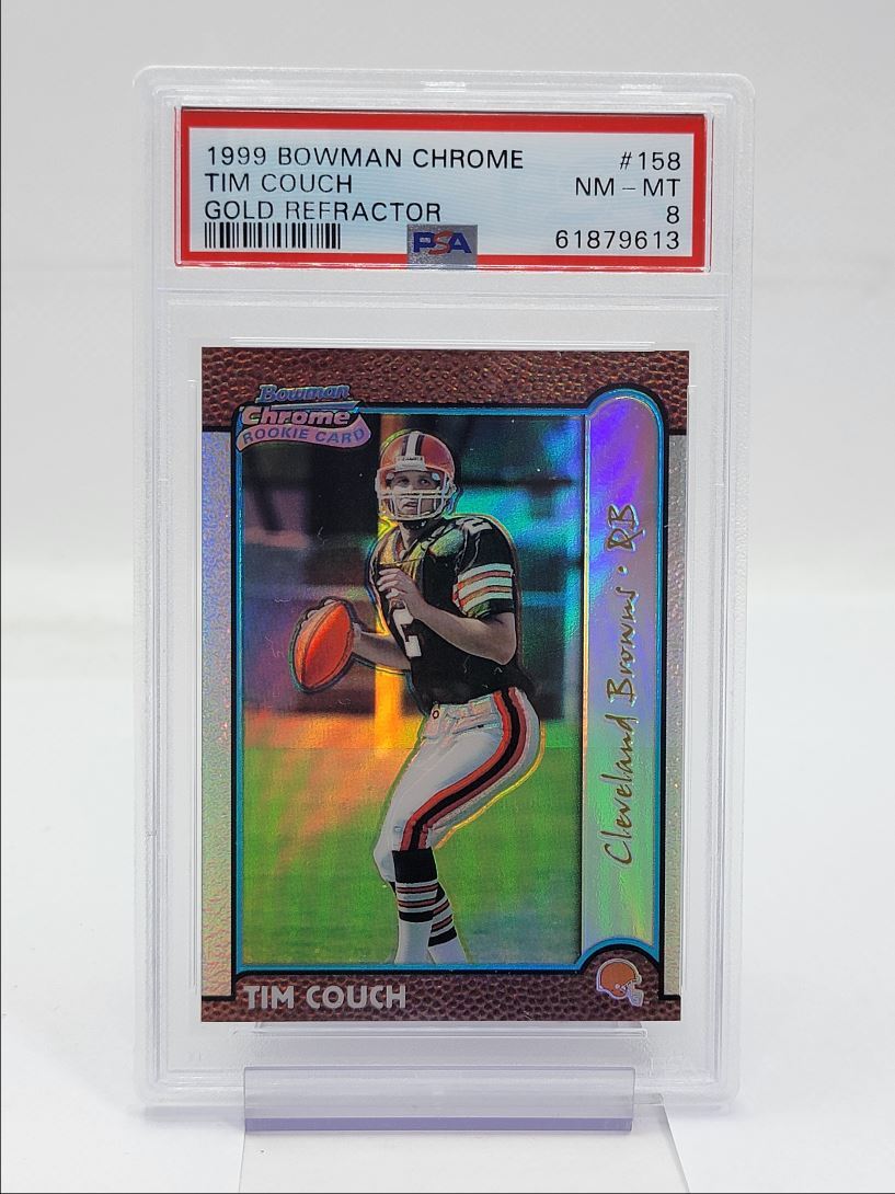 Tim Couch Bowman Chrome #158 Gold Refractor