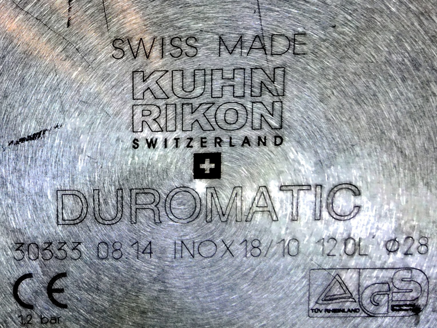 Kuhn Rikon Duromatic 30333 Stainless Large Family Style Pressure Cooker, 12L. !!