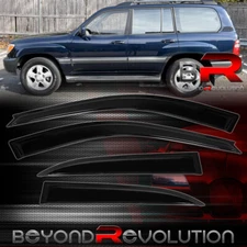 For 1998-2007 Land Cruiser Side Door Window Visor Sun Shade Vent Wind Rain Guard