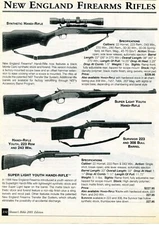2001 Print Ad of New England Firearms Synthetic Handi-Rifle, Super Light Youth
