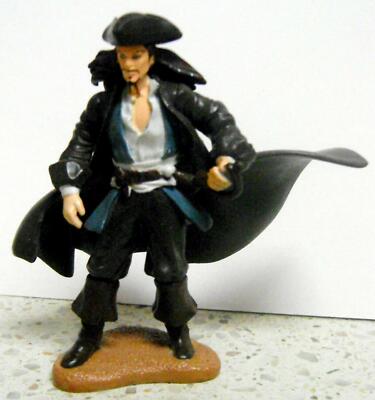 Jack Sparrow toy 3 inch plastic as pictured Disney Pirates of the Caribbean Depp