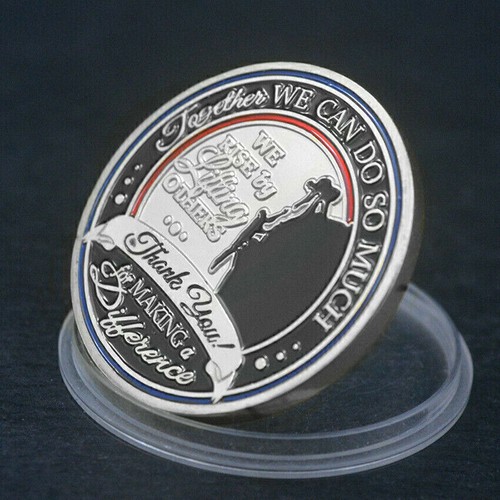 10 Stück Challenge Coin Danke, dass ihr gemeinsam den Unterschied macht Wir können so viel tun - Bild 3 von 6