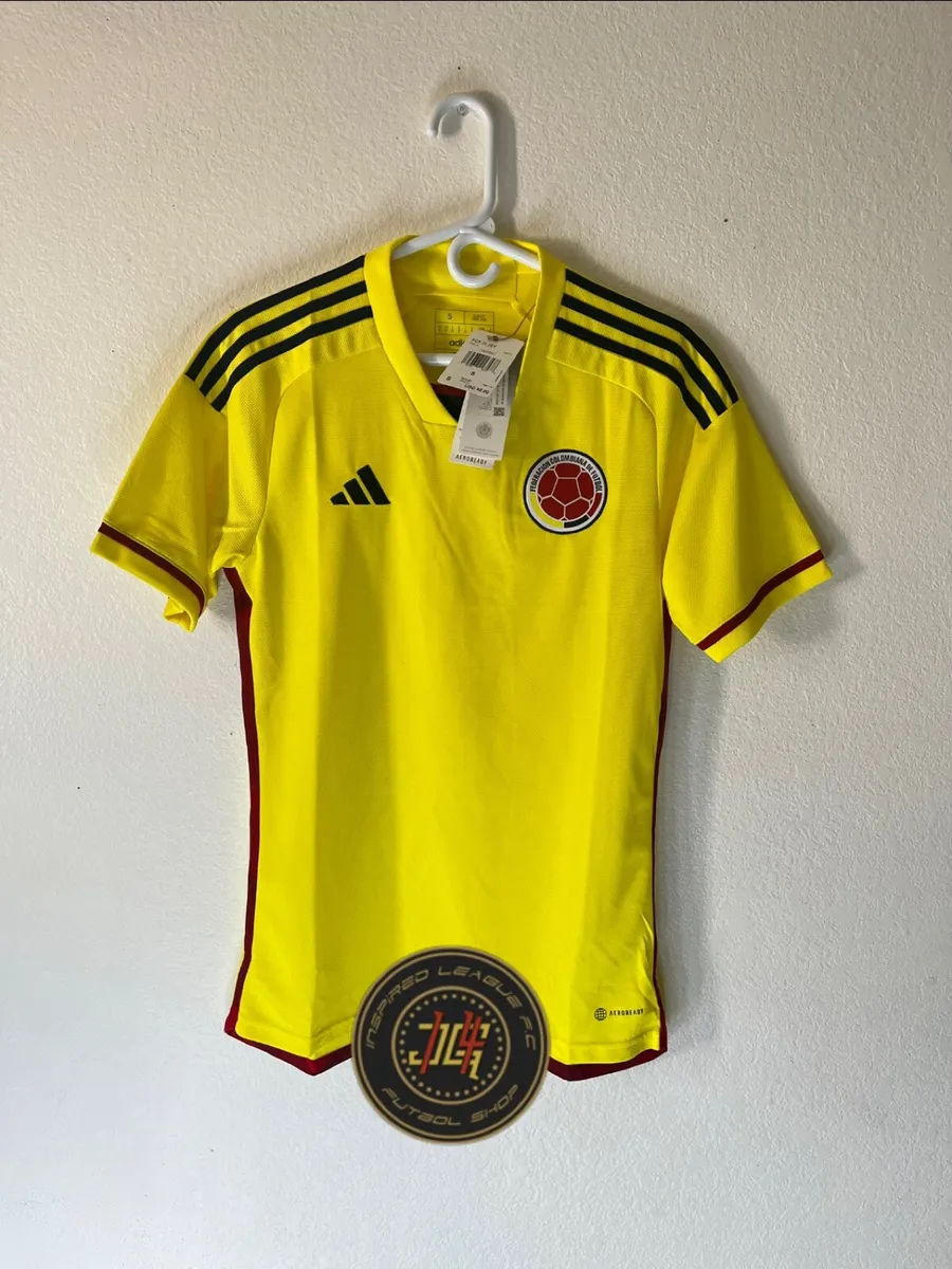  adidas Men's Colombia Home Authentic Soccer Jersey