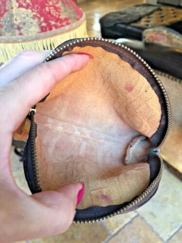 CAROLINA HERRERA METALLIC GOLD TATOO CH LOGO KOSMETIKTASCHE - Bild 4 von 9