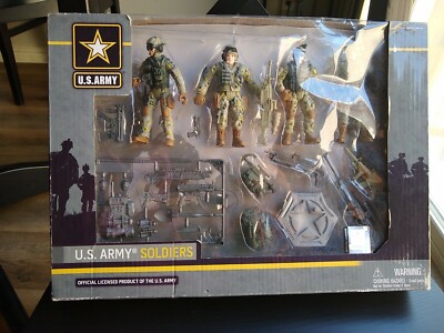 U.S. ARMY SOLDIERS 4 Figures, Equipment & Weapons Included NIB | eBay