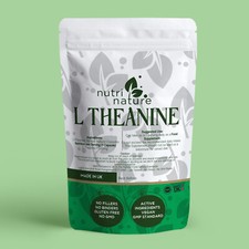 L Theanine 530mg stress sleep relax Capsules Supplements No Fillers