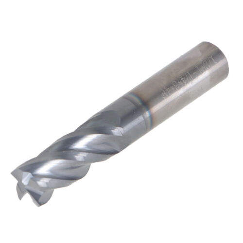 1/2" 4 Flauti x 1-1/4" x 3" Elica Variabile Carburo Solido Fine Fresa TiALN Rivestita US - Foto 9 di 11