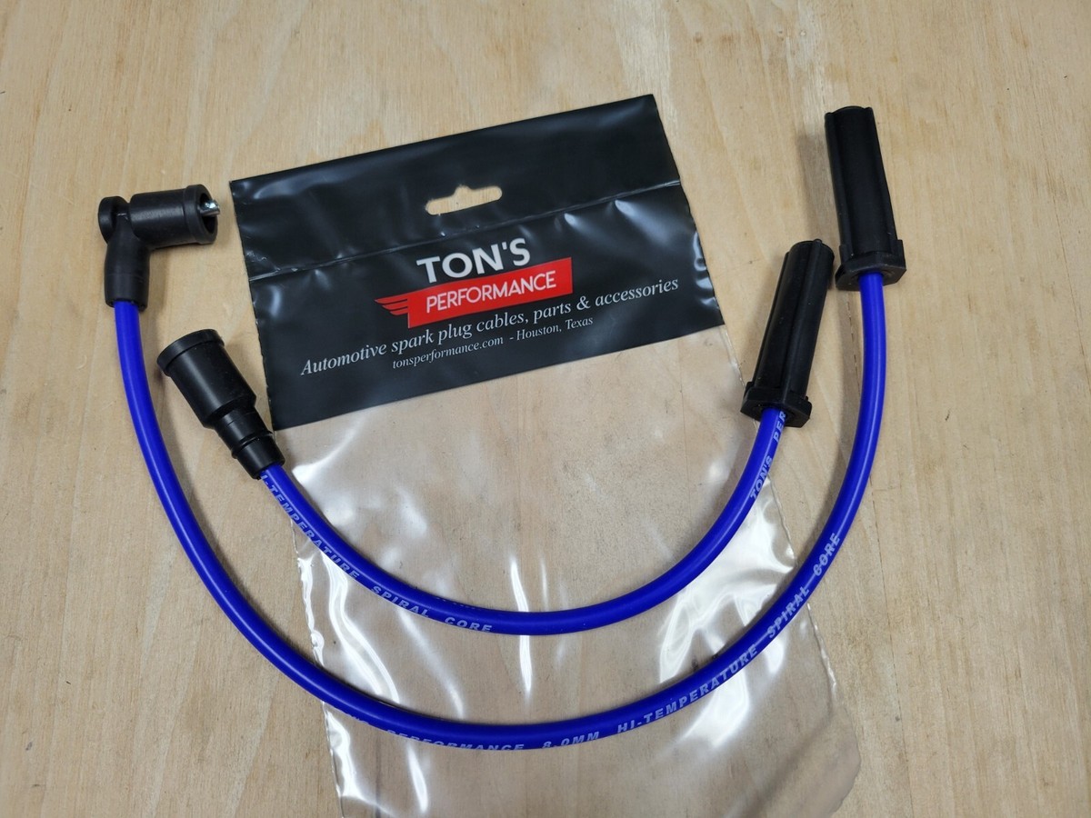 Ton's Performance 8mm Blue Spark plug wires for 2008+ Victory