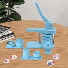 Button Press Machine Button Making Machine Badge/Button Maker 0.98, 1.26, 2.28"