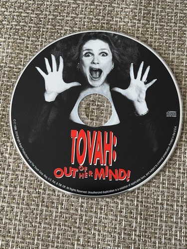 SIGNED Tovah: Out of Her Mind! Tovah Feldshuh 1996 Original Cast Recording CD - Picture 4 of 6