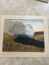 Original Rare Untitled James Lynch watercolor/ signed