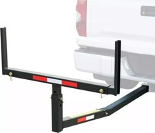 Truck Bed Extender Pickup Truck Bed Hitch Mount Extension Rack SUV Lumber Ladder