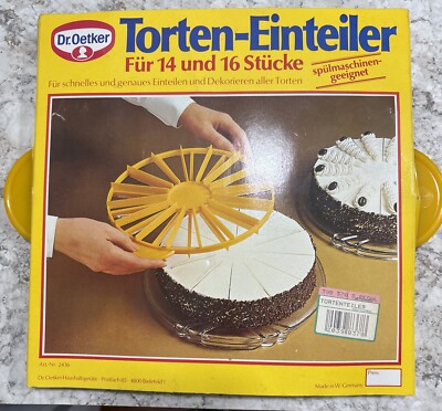 New Vintage 2436 Oetker Cake Divider West Germany 14 16