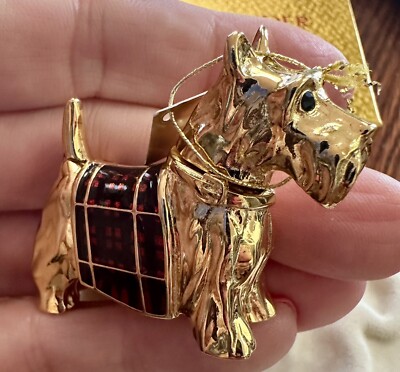 Rare Vintage Estee Lauder Scottie Dog Compact Perfume Knowing