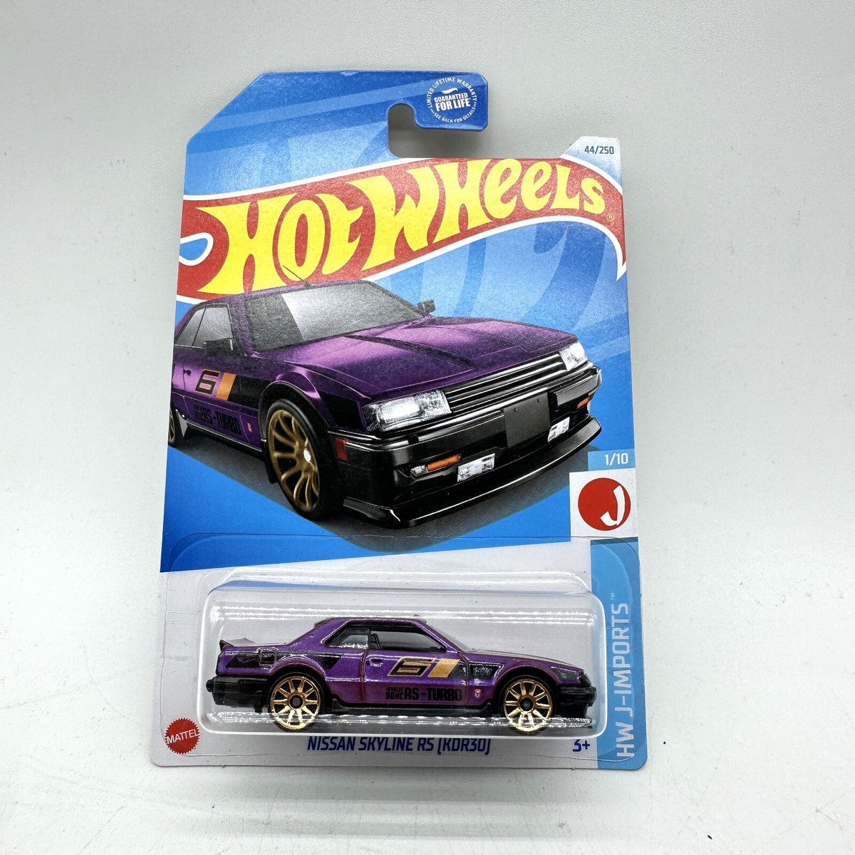 Lot of 6 Hot Wheels Nissan Skyline RS, GT-R, Nissan Z HW J