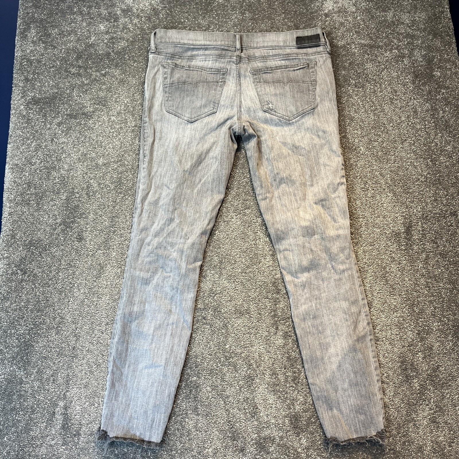 Diesel Grupee Ankle Women Jeans W30 L32 Superslim Low Waist Grey